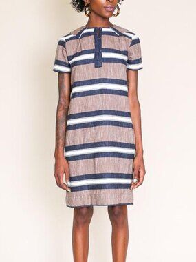 Ace & Jig Billie Jean Shift Dress in Captain